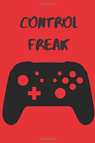 Control Freak Gamer's Composition Notebook/Gift for Gamers/6x9" Paperback Journal with 100 Lined Pages