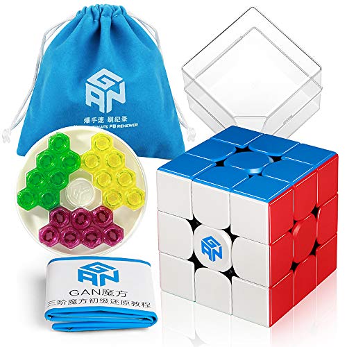 Coogam GAN 356 M 3x3 Gans sin Etiqueta 356M Magnetic Puzzle Cube Gan356 M 3x3x3 con GES (Edición estándar)