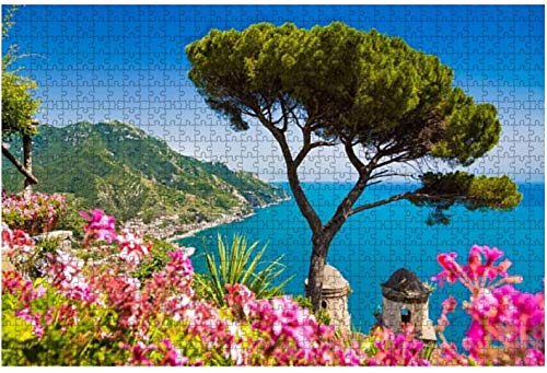 Costa de Amalfi Campania Italia Rompecabezas de madera Rompecabezas educativos Regalo Rompecabezas creativos 75 * 50 cm 1000 Uds