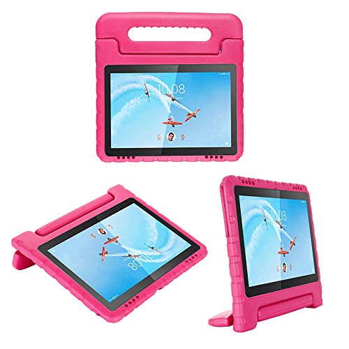 cradle HR Funda protectora para tablet Lenovo Tab E10(TB-X104F) de 10.1 pulgadas 2019, EVA ligera funda protectora a prueba de golpes (magenta)