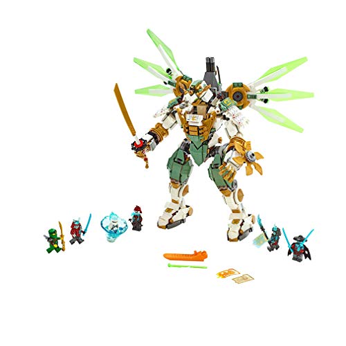 CROWNXZQ Titan Mecha Robot, Mecha Model Kit, Robot Blocks Toy, Ninja Minifigures, para Creative Play, Fun Action Toy.