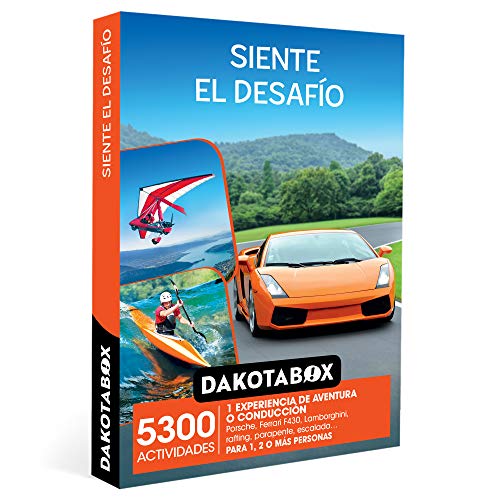 DAKOTABOX - Caja Regalo hombre mujer pareja idea de regalo - Siente el desafío - 5300 actividades como conducción en Ferrari o Porsche, rafting o parapente