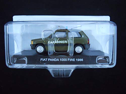 DeAgostini Fiat Panda 1000 Fire 1986 1:43 Die Cast Carabinieri [MV37A]