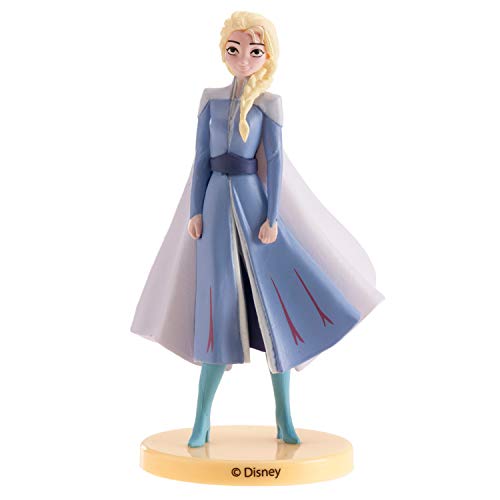 Dekora - Decoracion para Tartas con la Figura de Elsa de Frozen 2 de PVC