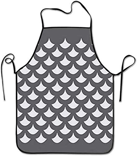 Delantales de babero con estampado de deportes de fútbol, delantales de chef profesional para hombres y mujeres, delantal de camarero impermeable para bodas, escala de dragón de cocina Delantales de babero con estampado de deportes de fútbol, delantales de chef profesional para hombres y mujeres, delantal de camarero impermeable para bodas, escala de dragón de cocina