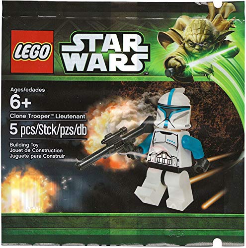 Desconocido 5 Pieces Overseas Direct Products and Parallel Imports Lego 5001709 Clone Trooper Lieutenant Minifigure by LEGO5001709