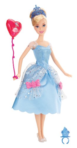 Disney Princesas Muñeca, Princesas Fiesta de cumpleaños: Cenicienta (Mattel X9354)