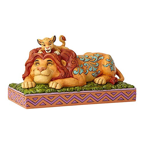 Disney Traditions, Figura de Simba y Mufasa de "El Rey León", para coleccionar