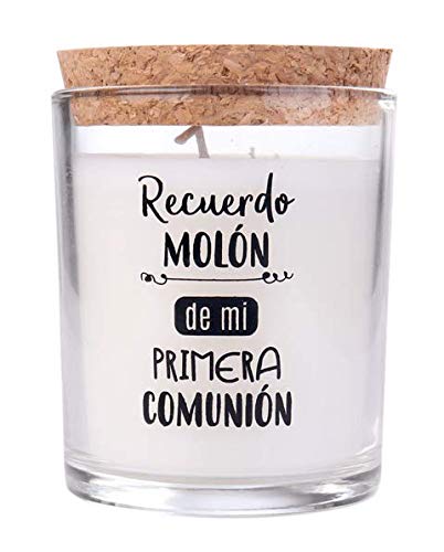 DISOK Lote de 20 Velas de 1ª Comunión Recuerdo Molón presentada en Caja Kraft de Regalo - Velas para Comuniones Originales y Baratas. Recuerdos para 1ª Comunión, Detalles y Regalos Baratos DISOK Lote de 20 Velas de 1ª Comunión Recuerdo Molón presentada en Caja Kraft de Regalo - Velas para Comuniones Originales y Baratas. Recuerdos para 1ª Comunión, Detalles y Regalos Baratos