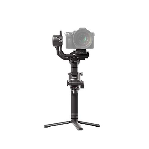 DJI RSC 2 - Estabilizador Gimbal de 3 Ejes para Cámaras sin Espejo y DSLR, Nikon Sony Panasonic Canon Fujifilm, Ronin SC, Carga de 3 kg, Captura Vertical, Pantalla Táctil - Negro
