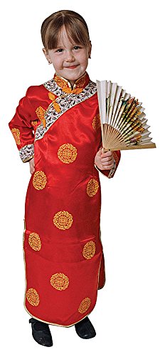 Dress Up America-Disfraz de Geisha para niñas (S 4-6 años (Cintura 71-76cm, Altura 99-115cm), (Talla: 71-76, 99-114 cm) (212-S)