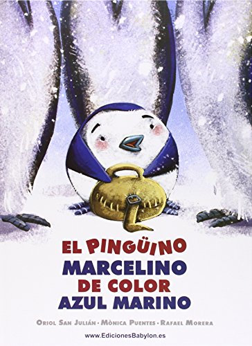 El pingüino Marcelino de color azul marino El pingüino Marcelino de color azul marino