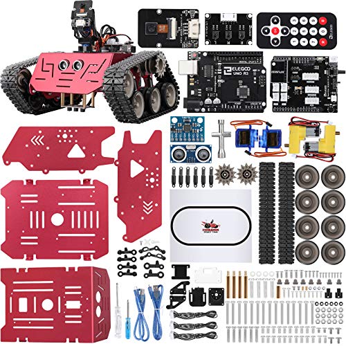 ELEGOO Tank Kit de Coche Robótico Inteligente Compatible con Arduino