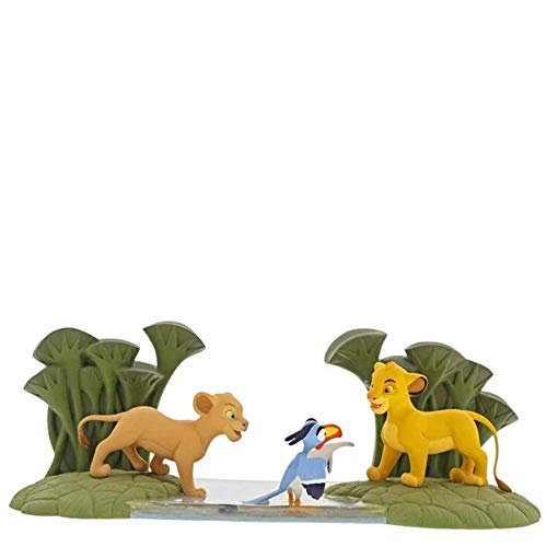 Enchanting Disney, Figura de Simba, Nala, y Zazú de "El Rey León", para coleccionar