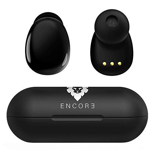 ENCORE® AIRTOUCH Marca Europea - Auriculares Inalambricos Bluetooth, 21h Sonido Estéreo con Bateria Externa, Auriculares con Microfono, Cascos Bluetooth TWS para Smartphone, Tablet, Pc iOS y Android