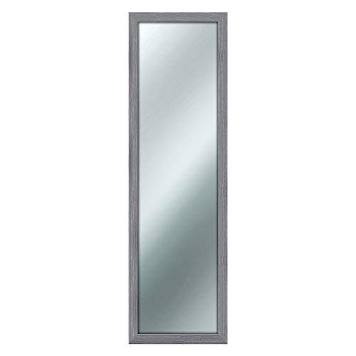 Espejo de pared Mirror Shabby Chic, 40 x 125 cm, color gris