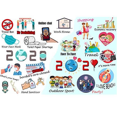 Ettzlo Rompecabezas Conmemorativo 2020 Rompecabezas de 1000 Piezas Rompecabezas de Edición Conmemorativa 2020 Regalo para Adultos Y Niños Colección de Juegos Familiares