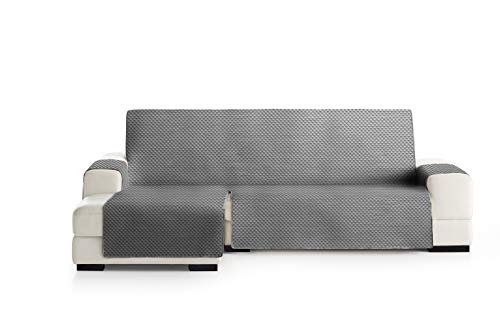 Eysa Oslo Funda, Poliéster, 06-Gris/Blanco, Chaise Longue Extra 290cm. Válido para sofá Desde 300 a 350cm Eysa Oslo Funda, Poliéster, 06-Gris/Blanco, Chaise Longue Extra 290cm. Válido para sofá Desde 300 a 350cm