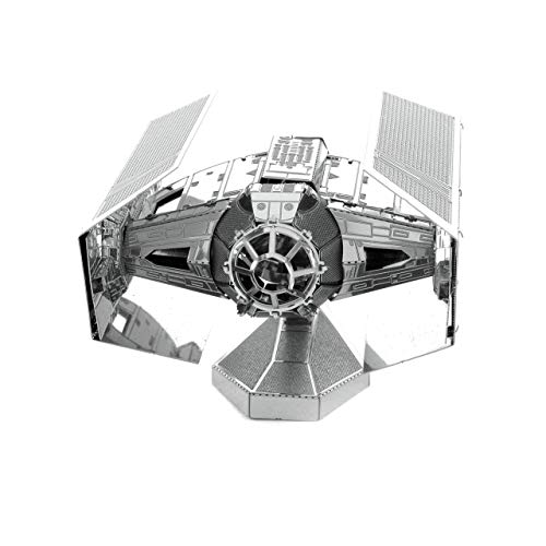 Fascinations- Darth Vader's Tie Fighter Maqueta metálica 3D Star Wars, Color plata (MMS253) , color/modelo surtido