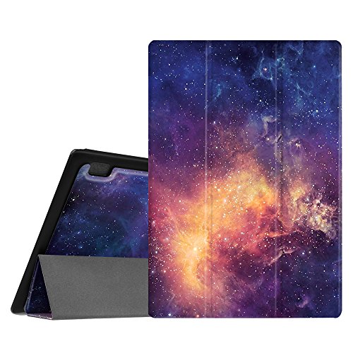 Fintie SlimShell Funda para Lenovo Tab 2 A10/Tab 3 10 Plus - Súper Delgada y Ligera Carcasa con Función de Soporte para Lenovo Tab2 A10-70/30/Tab 3 10 Plus/Tab 10 TB-X103F de 10,1", Galaxia