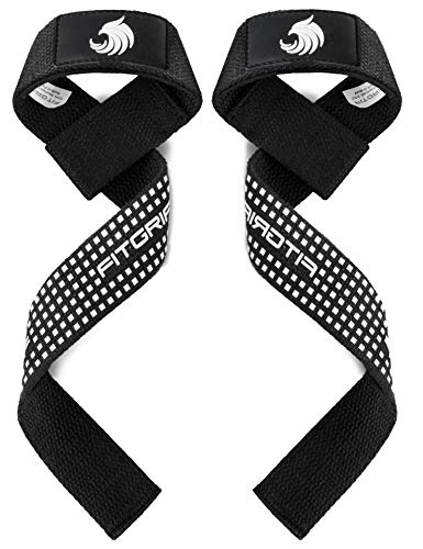 Fitgriff® Straps Powerlifting, Levantamiento de Pesas, Agarres para Gym, Agarraderas Gimnasio, Peso Muerto - Lifting Straps - Mujeres y Hombres - Silicone Grip Fitgriff® Straps Powerlifting, Levantamiento de Pesas, Agarres para Gym, Agarraderas Gimnasio, Peso Muerto - Lifting Straps - Mujeres y Hombres - Silicone Grip