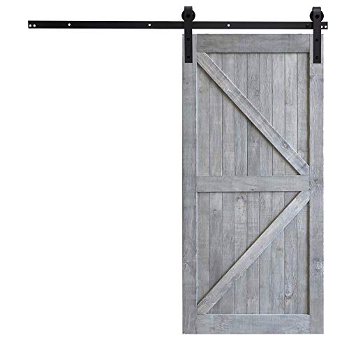 Fittyz 6.6FT 200cm Herraje para Puertas Correderas Kit para Puerta Corredera Granero con Capacidad de 100kg Riel para Puerta Corredera Granero (6.6FT 200cm) Fittyz 6.6FT 200cm Herraje para Puertas Correderas Kit para Puerta Corredera Granero con Capacidad de 100kg Riel para Puerta Corredera Granero (6.6FT 200cm)