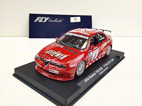 FLy Slot SCX Scalextric 88108 A-781 Compatible Alfa Romeo 156 GTA 1º Fia ETCC 2002 Nº1