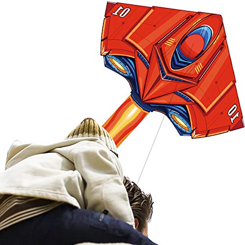 Flying Toy Kites - Cometa de avión para niños Adultos Jugar al aire libre en el parque de la playa - Cadena de 100 metros con mango fácil de volar, gran regalo para niños y niñas de 5 a 60 años Flying Toy Kites - Cometa de avión para niños Adultos Jugar al aire libre en el parque de la playa - Cadena de 100 metros con mango fácil de volar, gran regalo para niños y niñas de 5 a 60 años