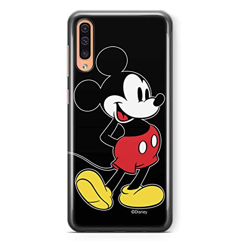 Funda Original y Oficial de Disney Minnie y Mickey Mouse para Samsung A50, Samsung A50s, Samsung A30s, Funda de plástico de Silicona TPU, Protege contra Golpes y arañazos