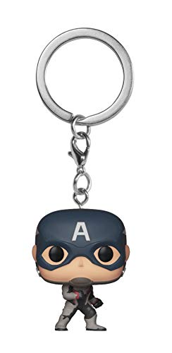 Funko - Pocket Pop! Avengers Endgame: Captain America Keychain, Multicolor (36678)