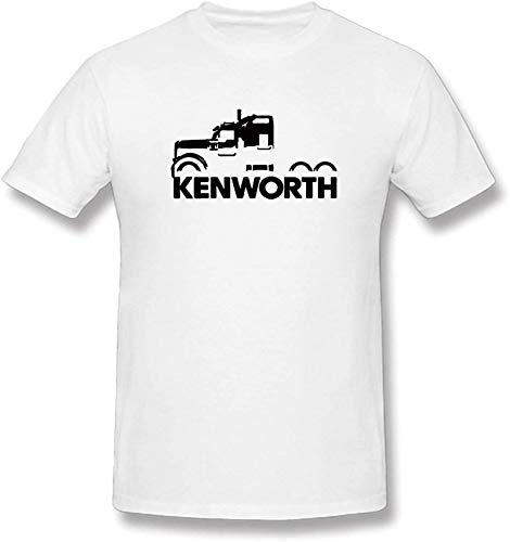 Fziee Kenworth W900 900 Semi Truck Classic Cotton Men's T-Shirts Short Sleeve