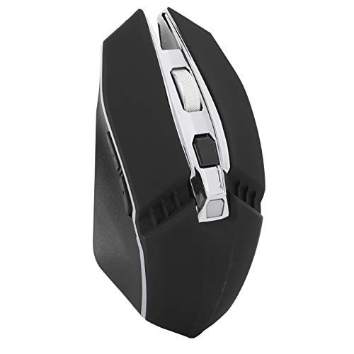 Gaming Mouse Game Black Optical Mouse inalámbrico Recargable para computadora portátil para PC