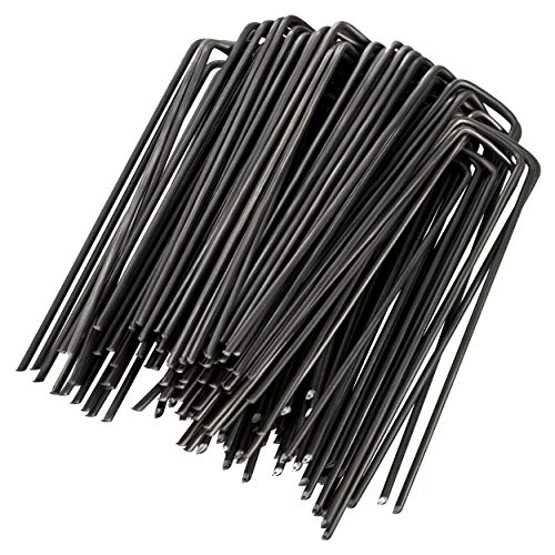 GardenMate 250 Grapas de sujeción de Alambre de Acero | Longitud 150 mm, Ancho 25 mm, Ø 2,9 mm GardenMate 250 Grapas de sujeción de Alambre de Acero | Longitud 150 mm, Ancho 25 mm, Ø 2,9 mm