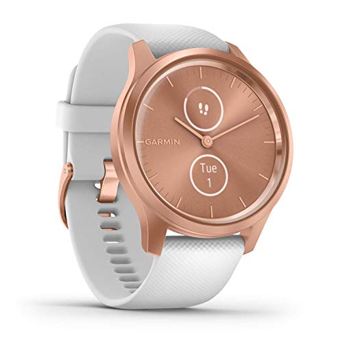 Garmin Vívomove 3 Classic - Reloj inteligente, color rose gold y blanco