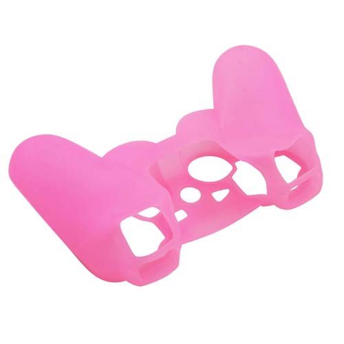 Generic Protective Silicone Gel Soft Skin Case Cover Pouch Compatible for Sony PS2 PS3 Controller Color Pink [Importación Inglesa] [PlayStation 3]