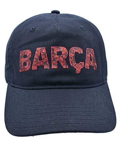 Gorra FCB Mosaico Nº 8 Navy niño FC. Barcelona – Producto con Licencia – 100% Acrilico – Talla niño L/M Ajustable