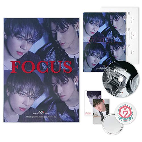GOT7 JUS2 Mini Album - FOCUS [ B ver. ] CD + Photobook + Lyrics Poster + Photocards + FREE GIFT
