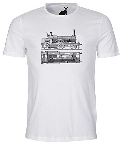 Great Northern Express - Camiseta para hombre con diseño de tren de vapor
