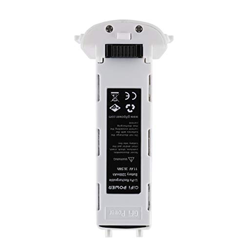 Greatangle-UK H117S Zino GPS RC Drone Repuestos de Aviones 11.4V 3200mAh Batería de Vuelo Inteligente para RC FPV Racing Camera Drone Blanco Greatangle-UK H117S Zino GPS RC Drone Repuestos de Aviones 11.4V 3200mAh Batería de Vuelo Inteligente para RC FPV Racing Camera Drone Blanco