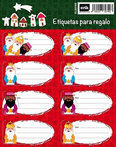 Grupo Erik Editores   Etiquetas Navidad Reyes Magos