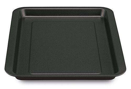 Guardini, Pizza&Manía, Bandeja para Horno Rectangular 32x37cm. Material: Acero con Revestimiento Antiadherente, Color Negro. Guardini, Pizza&Manía, Bandeja para Horno Rectangular 32x37cm. Material: Acero con Revestimiento Antiadherente, Color Negro.