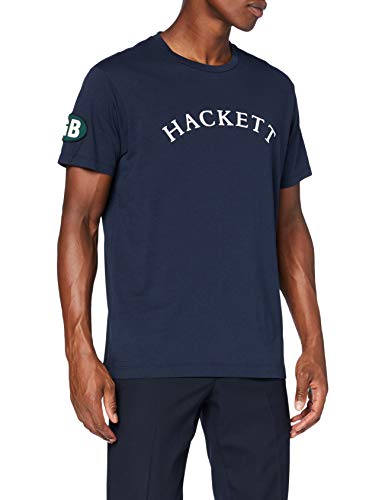 Hackett London GBK tee Camisa, Azul Marino, M para Hombre