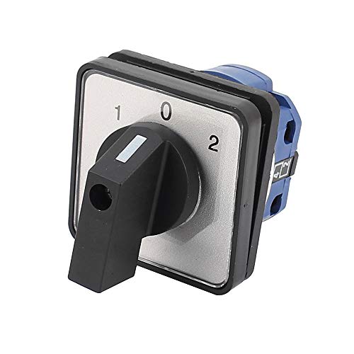 Haobase AC 690 V 20 A 3 posiciones 1/0/2 interruptor giratorio de levas Haobase AC 690 V 20 A 3 posiciones 1/0/2 interruptor giratorio de levas