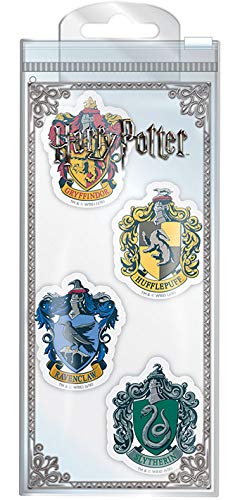 Harry Potter - Juego de 4 gomas de borrar, 9 x 3 x 21,5 cm