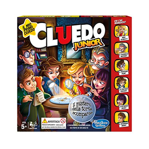Hasbro Gaming - Cluedo Junior, el Misterio de la Tarta desaparece (Juego en Caja), C1293103