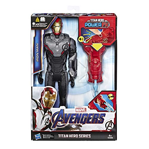 Hasbro- Iron Man de titanio con Quantum Power Pack, aprox. Figura de acción de 30 cm, Multicolor (E3298100) , color/modelo surtido