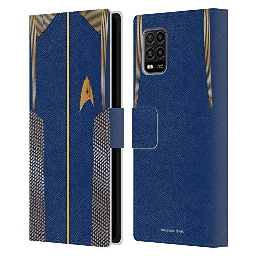 Head Case Designs Oficial Star Trek Discovery Capitán Uniformes Carcasa de Cuero Tipo Libro Compatible con Xiaomi Mi 10 Lite 5G