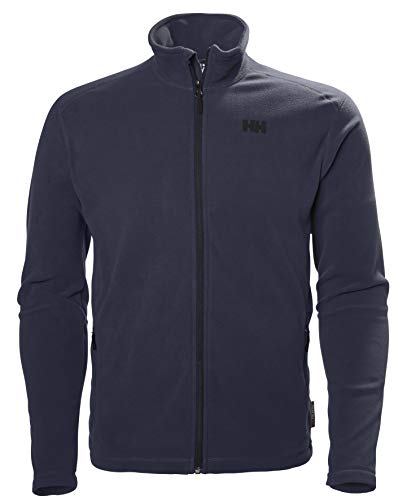 Helly Hansen Daybreaker Fleece Jacket Chaqueta con Forro Polar para Hombres, con tecnología Polartec y diseñada para Cualquier Actividad Casual o Deportiva, Azul (Graphite Blue), M