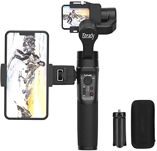 Hohem iSteady Pro 2,3 Axis Splash Proof Gimbal Stabilizer Expansion Kit para GoPro, dji OSMO Action Camera, GoPro Gimbal con Soporte Inteligente, Poste de extensión (Negro) Hohem iSteady Pro 2,3 Axis Splash Proof Gimbal Stabilizer Expansion Kit para GoPro, dji OSMO Action Camera, GoPro Gimbal con Soporte Inteligente, Poste de extensión (Negro)