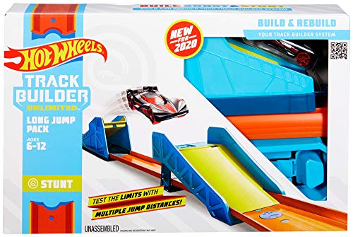 Hot Wheels Track Builder Accesorios para Pistas de Coches Salto Largo (Mattel GLC89) , color/modelo surtido